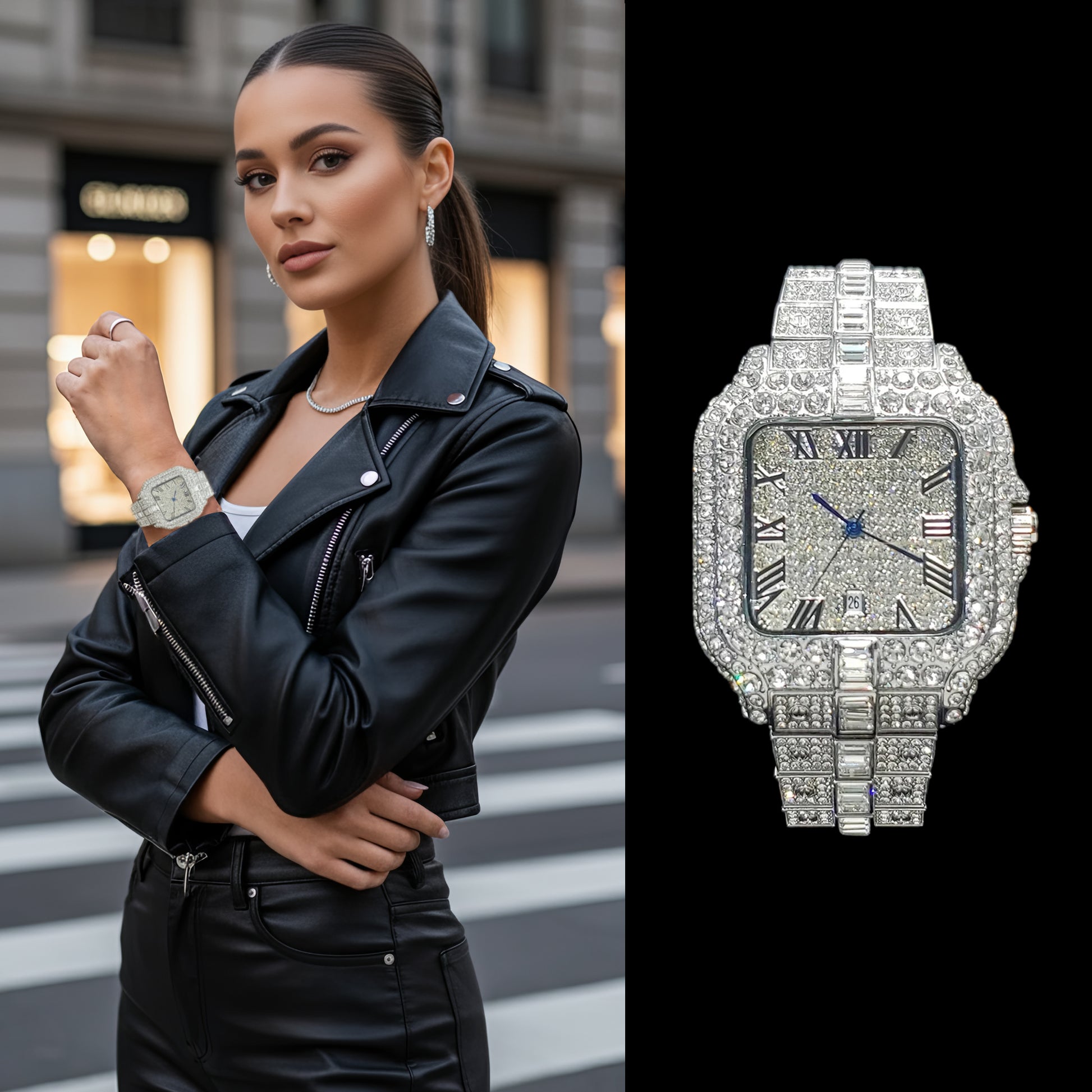18K Paris Watch – Luxury Stainless Steel Timepiece | DAILY DRIPZ