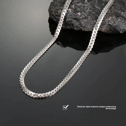 18K London Chain Sterling Silver Geometric Necklace | DAILY DRIPZ