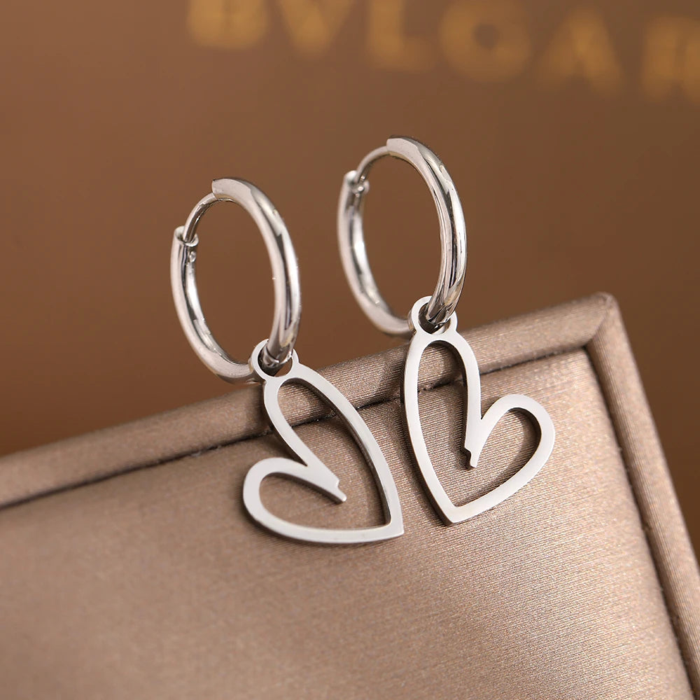 Double Heart Earrings