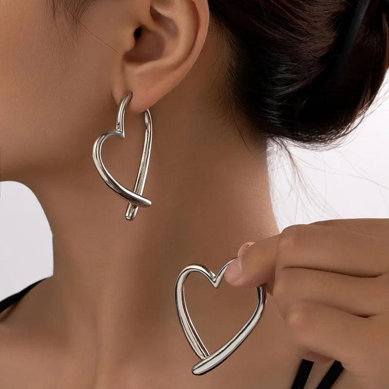 Love Earrings for Women - Golden & Silver | DRIP YOUR STYLE