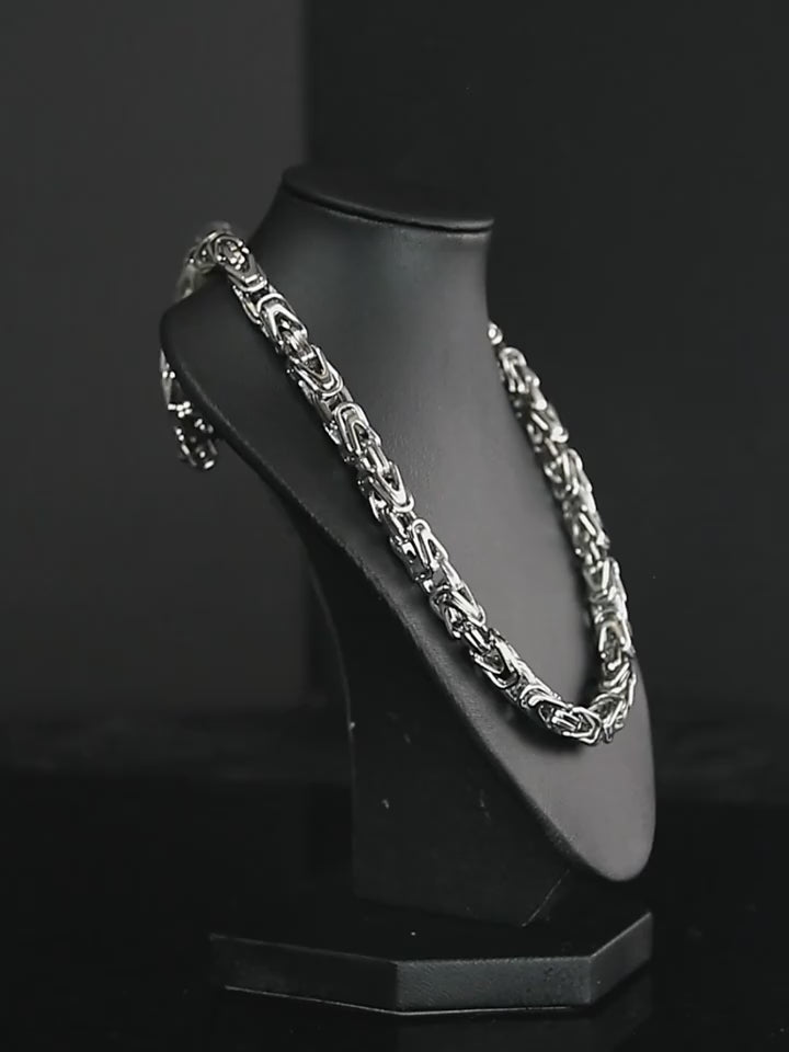 18K Paris Chain – Luxury Byzantine Stainless Steel | DAILY DRIPZ